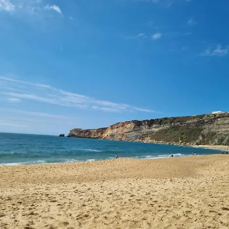 Sea View Terrace, 30m, Parking Available, Air Conditioning Apartman Nazaré