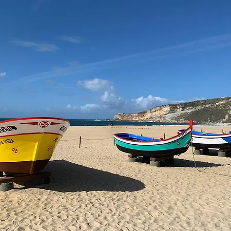 Sea View Terrace, 30m, Parking Available, Air Conditioning Apartman Nazaré